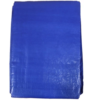 Moose Supply 5 Mil Waterproof Blue Poly Tarp Covers With Grommets 7 Moose Supply 5 Mil Waterproof Blue Poly Tarp Covers With Grommets - Image 5