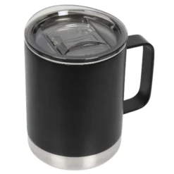 FIFTY/FIFTY 12oz Stainless Steel With PP Lid Mug Black