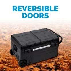 Newair 12V/24V DC Portable 80 Qt. Electric Car Camping Cooler With 3 Battery Protection Modes, Dual Zone Fridge And Freezer, Reversible Doors -OUTSUNNY Shop GUEST 7150d954 11f2 4f7d 9ee9 4c28aa9994d7