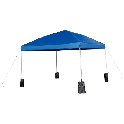 Flash Furniture 10'x10' Pop Up Event Straight Leg Canopy Tent With Sandbags And Wheeled Case 11 Flash Furniture 10'x10' Pop Up Event Straight Leg Canopy Tent With Sandbags And Wheeled Case - Image 9