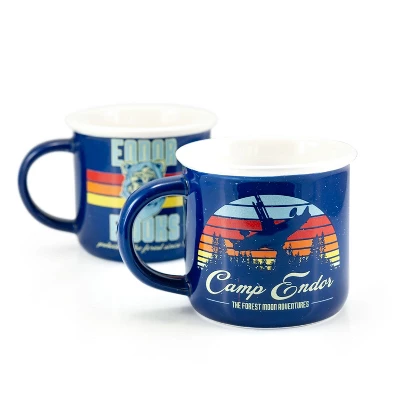 Seven20 Star Wars Camp Endor Retro Mugs | Ewok Forest Camp Of Endor Cups | Set Of 2 Mugs 4 Seven20 Star Wars Camp Endor Retro Mugs | Ewok Forest Camp Of Endor Cups | Set Of 2 Mugs - Image 2