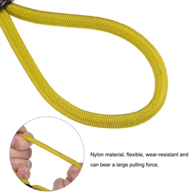Unique Bargains Outdoor Camping Canopy Awning Cover Tent Elastic Cords With Hook 6" 10 Pcs 5 Unique Bargains Outdoor Camping Canopy Awning Cover Tent Elastic Cords With Hook 6" 10 Pcs - Image 3