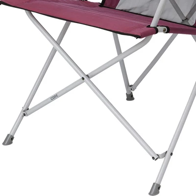 CORE Set Of 2 300-Pound Capacity Polyester Padded Arm Chair With Carry Bag & Instant Canopy 10 X 10-Foot Shelter Tent W/4 Doors & Fully-Taped Seams 6 CORE Set Of 2 300-Pound Capacity Polyester Padded Arm Chair With Carry Bag & Instant Canopy 10 X 10-Foot Shelter Tent W/4 Doors & Fully-Taped Seams - Image 4