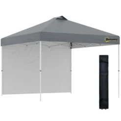 Outsunny 10' X 10' Pop Up Canopy Tent With 1 Sidewall, Carry Bag, Adjustable Height, Instant Shelter Tent For Backyard, Garden, And Patio 18 Outsunny 10' X 10' Pop Up Canopy Tent With 1 Sidewall, Carry Bag, Adjustable Height, Instant Shelter Tent For Backyard, Garden, And Patio -OUTSUNNY Shop GUEST 78c5fa90 a350 40bb 89c9 bae6e8c01761