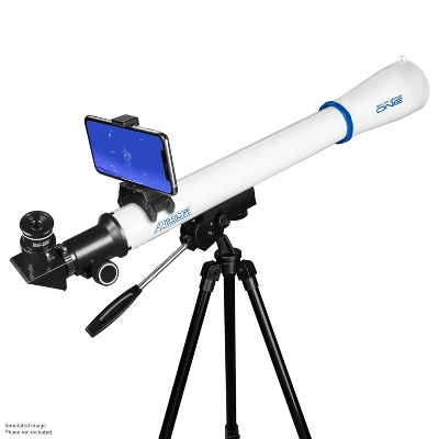 National Geographic Explore One STARAPP - 50mm Refractor Telescope W/ Panhandle Mount And Astronomy APP 3 National Geographic Explore One STARAPP - 50mm Refractor Telescope W/ Panhandle Mount And Astronomy APP