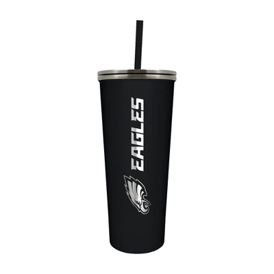 NFL Philadelphia Eagles 24oz Skinny Tumbler With Straw 3 NFL Philadelphia Eagles 24oz Skinny Tumbler With Straw