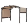 Sunjoy 9 X 11 Foot Arched Pergola Cover Outdoor Roof Shaded Canopy Tent With Steel Frame For Backyard Patios, Decks, And Gardens, Brown And Black 2 Sunjoy 9 X 11 Foot Arched Pergola Cover Outdoor Roof Shaded Canopy Tent With Steel Frame For Backyard Patios, Decks, And Gardens, Brown And Black -OUTSUNNY Shop GUEST 7bf8ea71 61a9 4b12 9fa1 e5860fa9b2c0