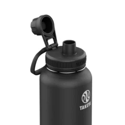 Takeya 32oz Actives Pickleball Insulated Stainless Steel Water Bottle With Spout Lid