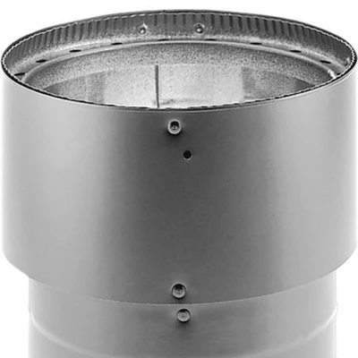 DuraVent DVL 6DVL-X8 Double Wall Interior Stove Pipe Increaser To Vent Smoke & Exhaust, 6 Inch Diameter To 8 Inch Diameter Connection, Black 3 DuraVent DVL 6DVL-X8 Double Wall Interior Stove Pipe Increaser To Vent Smoke & Exhaust, 6 Inch Diameter To 8 Inch Diameter Connection, Black