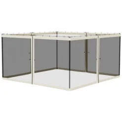 Outsunny Universal Replacement Mesh Sidewall Netting For Patio Gazebos And Canopy Tents With Zippers, (Sidewall Only) 17 Outsunny Universal Replacement Mesh Sidewall Netting For Patio Gazebos And Canopy Tents With Zippers, (Sidewall Only) -OUTSUNNY Shop GUEST 82075308 e751 4007 8960 77fa497c555e