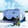Outsunny 8 Person Ice Fishing Shelter, Waterproof Oxford Fabric Portable Pop-up Ice Tent With 4 Doors For Outdoor Fishing, Blue -OUTSUNNY Shop GUEST 839635d8 3e47 4a59 afa6 cb71b14e9cfc