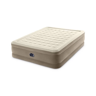 Intex Ultra Plush 20" Queen Air Mattress With 120V Internal Pump 3 Intex Ultra Plush 20" Queen Air Mattress With 120V Internal Pump