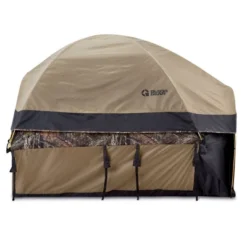 Guide Gear Aluminum Frame Premium Pickup Truck Bed Tent For Camping And Hunting, Outdoors, Bathtub Floor, Cabin Access, Full Size 92 X 60 X 64 Inch