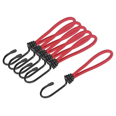 Unique Bargains Outdoor Camping Canopy Awning Cover Tent Elastic Cords With Hook 6" 10 Pcs 8 Unique Bargains Outdoor Camping Canopy Awning Cover Tent Elastic Cords With Hook 6" 10 Pcs - Image 6