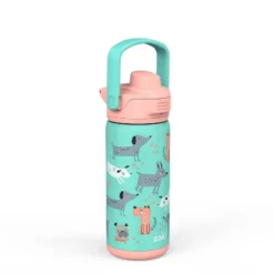 Zak Designs Antimicrobial 14oz Stainless Steel Double Wall Vacuum Beacon Water Bottle -OUTSUNNY Shop GUEST 867acd6b a401 4744 946b 4848859a2756