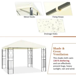 Tangkula 10'x10'Outdoor Canopy Gazebo Art Steel Frame Party Patio Large Canopy Gazebo 12 Tangkula 10'x10'Outdoor Canopy Gazebo Art Steel Frame Party Patio Large Canopy Gazebo -OUTSUNNY Shop GUEST 88843ff5 43d8 4cb2 bf30 2802ed1e3ebe