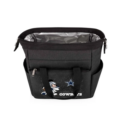 NFL Dallas Cowboys Mickey Mouse On The Go Lunch Cooler - Black 2 NFL Dallas Cowboys Mickey Mouse On The Go Lunch Cooler - Black