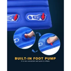 KingCamp Extra Thick 3.93" Double Sleeping Pad Camping Mattress, 2-Person Lightweight Inflatable Air Mat For Backpacking/Hiking, 76" X 54," Blue 9 KingCamp Extra Thick 3.93" Double Sleeping Pad Camping Mattress, 2-Person Lightweight Inflatable Air Mat For Backpacking/Hiking, 76" X 54," Blue -OUTSUNNY Shop GUEST 8d11085d b496 417d 8b80 42143a421d41