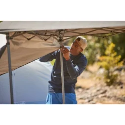 Coleman Oasis Lite Canopy 7'x7' One Peak Sunwall Beach Shelter Tent - Black -OUTSUNNY Shop GUEST 8f41aa91 78df 4643 9fef e63d38526d6c