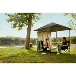 Coleman Oasis Lite Canopy 7'x7' One Peak Sunwall Beach Shelter Tent - Black -OUTSUNNY Shop GUEST 8f74d15d bebd 4dcd b20a 700bc7ca33ad