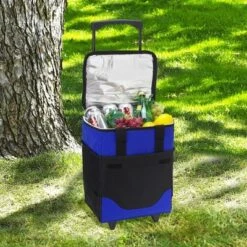Picnic At Ascot 32 Can Collapsible Rolling Insulated Cooler - Royal Blue 9 Picnic At Ascot 32 Can Collapsible Rolling Insulated Cooler - Royal Blue -OUTSUNNY Shop GUEST 901a10d9 c9e4 4024 8336 51a4a753f446