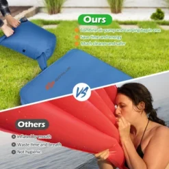 Costway Folding Sleeping Pad, Self Inflating Camping Mattress With Carrying Bag GreenBlue 15 Costway Folding Sleeping Pad, Self Inflating Camping Mattress With Carrying Bag GreenBlue -OUTSUNNY Shop GUEST 90a2d47b 1847 4237 80a5 406c45cef351