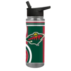 NHL Minnesota Wild 24oz Thirst Hydration Water Bottle