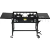 Barton 58,000 BTU Outdoor Double Burner Stove Camping Propane Folding Cook Cooking Station Stand BBQ Grill, Black 1 Barton 58,000 BTU Outdoor Double Burner Stove Camping Propane Folding Cook Cooking Station Stand BBQ Grill, Black -OUTSUNNY Shop GUEST 93a67caa 578d 4351 a348 1adc565138b2
