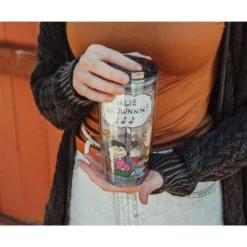 Silver Buffalo Peanuts Charlie Brown Travel Tumbler With Slide Close Lid | Holds 20 Ounces -OUTSUNNY Shop GUEST 94f51cac 3252 4763 9d4e 42e68e342270