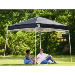 Z-Shade Angled Leg Canopy Tent With Push Button Locking System And 4 Pack Of 5 Pound Plastic Concrete Filled Leg Weight Plates, Black 9 Z-Shade Angled Leg Canopy Tent With Push Button Locking System And 4 Pack Of 5 Pound Plastic Concrete Filled Leg Weight Plates, Black -OUTSUNNY Shop GUEST 9677afc7 460b 40ab a877 65954fa6a6f8