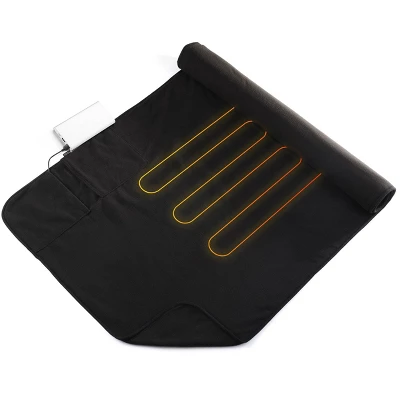 Lewis N. Clark Warm And Go Blanket With USB Connector - Black 7 Lewis N. Clark Warm And Go Blanket With USB Connector - Black - Image 5