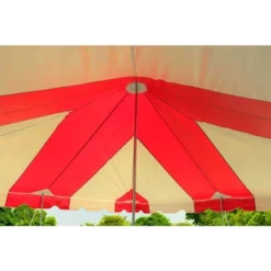 Party Tents Direct Weekender Outdoor Canopy Pole Tent, Red, 20 Ft X 20 Ft -OUTSUNNY Shop GUEST 9762dbc3 2f28 4a25 be0b 05e6a4c94bc5