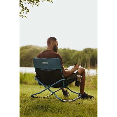 Coleman Cross Rocker Outdoor Portable Chair - Deep Ocean 7 Coleman Cross Rocker Outdoor Portable Chair - Deep Ocean - Image 5