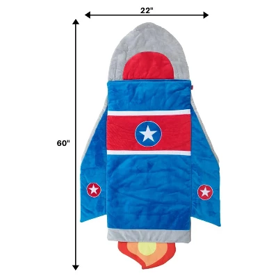 Bixbee Rocketflyer Sleeping Bag - Blue 7 Bixbee Rocketflyer Sleeping Bag - Blue - Image 5