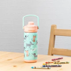 Zak Designs Antimicrobial 14oz Stainless Steel Double Wall Vacuum Beacon Water Bottle -OUTSUNNY Shop GUEST 998dcab7 4e37 4d23 b7e1 40c030634804