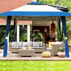 Tangkula 13' X13' Folding Gazebo Canopy Patio Outdoor Tent Party Shade Shelter -OUTSUNNY Shop GUEST 99b9e3c1 edcb 4c26 9c4b 0607c1978cd1