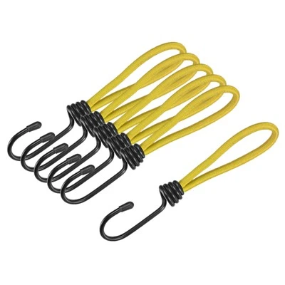 Unique Bargains Outdoor Camping Canopy Awning Cover Tent Elastic Cords With Hook 6" 10 Pcs 7 Unique Bargains Outdoor Camping Canopy Awning Cover Tent Elastic Cords With Hook 6" 10 Pcs - Image 5