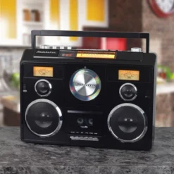 Studebaker SB2140 Sound Station Portable Stereo Boombox With Bluetooth, CD, AM/FM Radio And Cassette Player/Recorder -OUTSUNNY Shop GUEST 9e7f0cb9 de3f 460c 8741 ac1345402983