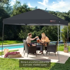 Best Choice Products 10x10ft Easy Setup Pop Up Canopy Instant Portable Tent W/ 1-Button Push, Carry Case -OUTSUNNY Shop GUEST a03b737f 6c20 43f3 9b85 c444bc5cc196