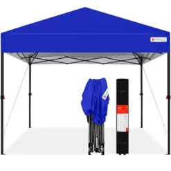 Best Choice Products 10x10ft Easy Setup Pop Up Canopy Instant Portable Tent W/ 1-Button Push, Carry Case -OUTSUNNY Shop GUEST a24b8ef5 59ee 442d bb42 ca9e5678bc26