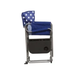 Kamp-Rite AFC101 Outdoor Tailgating Camping Outdoor Indoor Folding Portable Compact Directors Chair With Side Table, USA Flag (2 Pack) -OUTSUNNY Shop GUEST a2a524f1 64cf 415c 86e9 b8bd6353bdfe