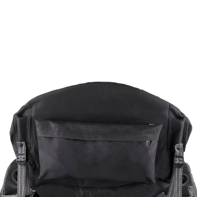 Picnic Time Reclining Camp Chair With Carrying Case - Black 7 Picnic Time Reclining Camp Chair With Carrying Case - Black - Image 5