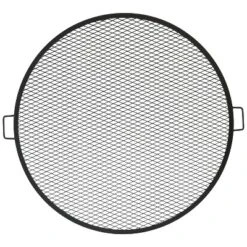 Sunnydaze Decor Sunnydaze Outdoor Camping Or Backyard Heavy-Duty Steel Round X-Marks Fire Pit Cooking Grilling Grate -OUTSUNNY Shop GUEST a59ca238 0d6a 4d85 82f1 db18ddf4fa0d