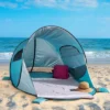 Pop Up Beach Tent With UV Protection And Ventilation Windows – Water And Wind Resistant Double-Door Sun Shelter For Outdoor Events By Wakeman (Blue) -OUTSUNNY Shop GUEST a629555d 84ca 42d7 bac6 28c043a00c63