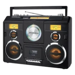 Studebaker SB2140 Sound Station Portable Stereo Boombox With Bluetooth, CD, AM/FM Radio And Cassette Player/Recorder -OUTSUNNY Shop GUEST a62b5fb5 b928 4242 a2e7 373f4e2db833
