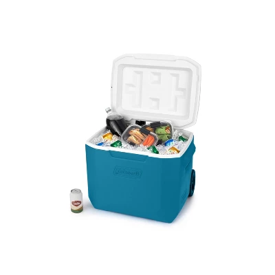 Coleman Chiller 60qt Wheeled Cooler - Ocean 4 Coleman Chiller 60qt Wheeled Cooler - Ocean - Image 2