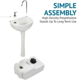 Hike Crew Portable Sink W/Hose Adapter, Outdoor Camping Sink Station -OUTSUNNY Shop GUEST aab7257a bf92 4751 997c 3028a40f9ac8