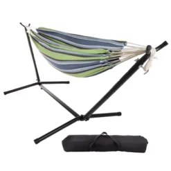 Hastings Home Double Hammock And Stand -OUTSUNNY Shop GUEST ab66f6f8 506b 4e08 a83b a0abeb68bcd6
