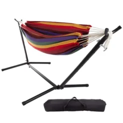 Hastings Home Double Hammock And Stand -OUTSUNNY Shop GUEST abb75c12 4910 4dd1 bf07 b23e8fd7dbad