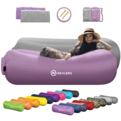 Nevlers Tear-Resistant Inflatable Loungers - Pack Of 2 -OUTSUNNY Shop GUEST ad30ecb7 acfe 4405 90fd 2ee36a550044